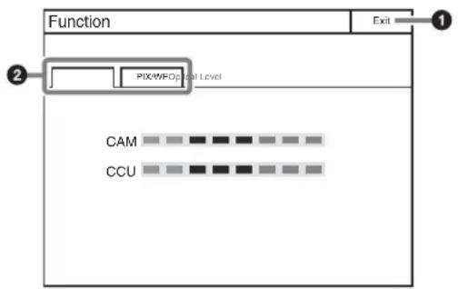 SONY MSU-1000 - Menu Function - 1