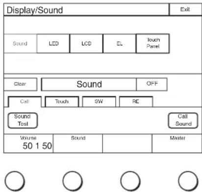 SONY MSU-1000 - Sélectionnez le type de son à définir. - 1
