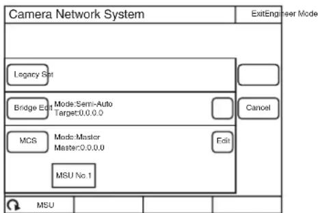 SONY MSU-1000 - Pour régler sur le mode BRIDGE - 3