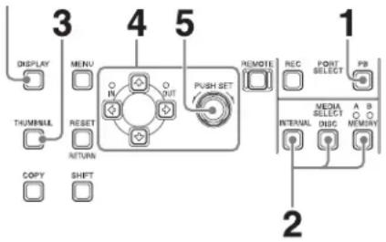SONY XDS-PD2000 - Sélection d'un plan ou d'une EDL - 1
