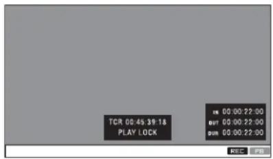 SONY XDS-PD2000 - Création d'un EDL dans l'écran du moniteur vidéo - 1