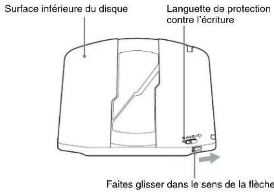 SONY XDS-PD2000 - Protection contre l'écriture des disques - 1