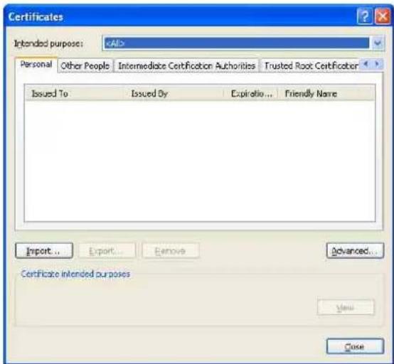 SONY SNC-VM641 - Pour supprimer un certificat CA installé - 1