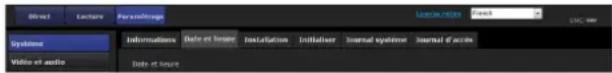 SONY SNC-VM641 - Comment paramétrer le menu Administrateur - 1