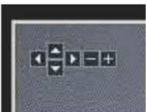 SONY SNC-ZM550 - Utilisation des opérations de panoramaique/d'inclinaison/de zoom avec la barre de commande affichée (barre de commande PTZ uniquement) - 1