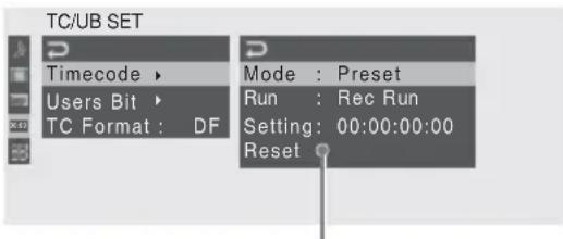 SONY PMW-EX30 - Exemple : Menu OTHERS - 2
