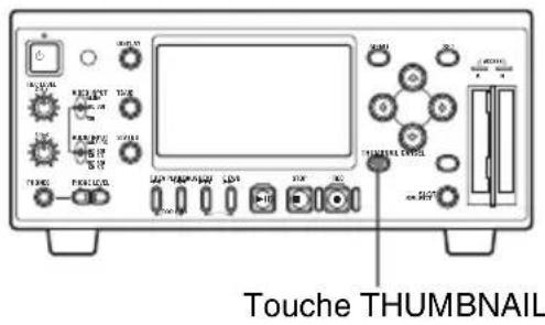 SONY PMW-EX30 - Affichage sur l'écran de vignettes des plans marqués OK uniquement - 1