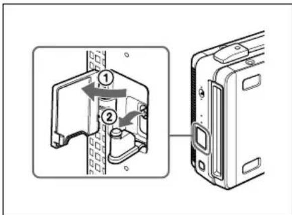 SONY PDW-D1 - 3-5-6 Pour éjecter le disque lorsque l'appareil est hors tension - 1