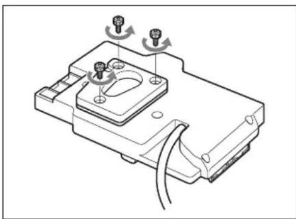SONY PDW-D1 - Pour fixer un bloc de piles - 2