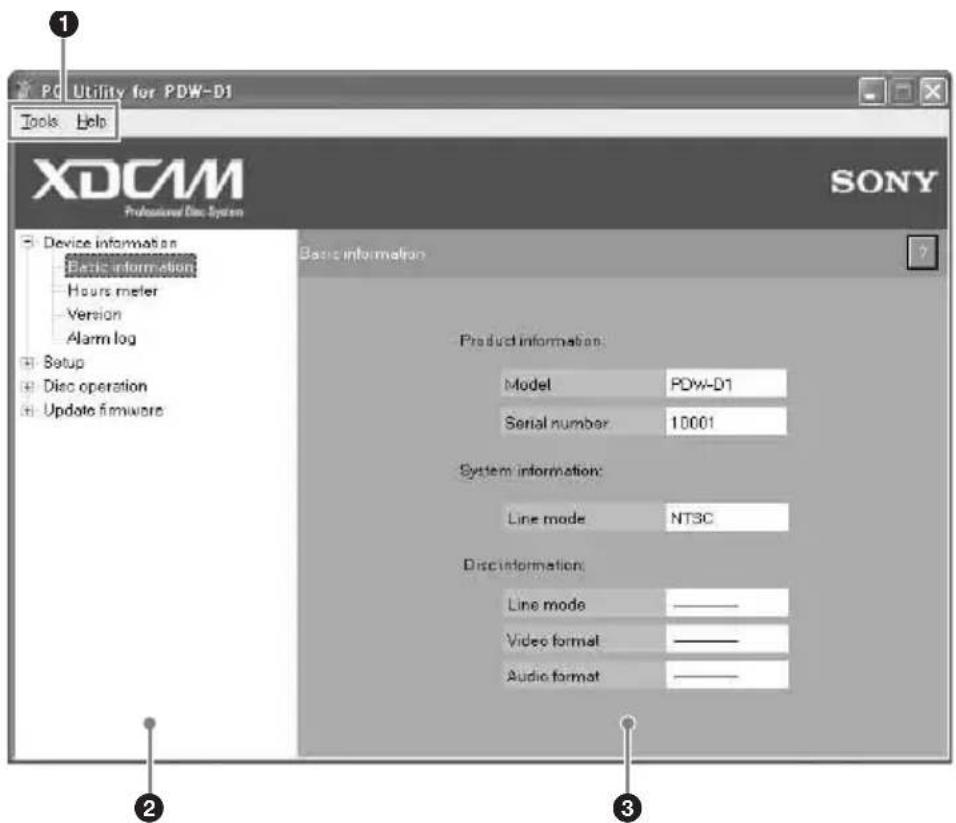 SONY PDW-D1 - 5-2 Nom et fonction des organes - 1