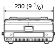 SONY PDW-R1 - ①Touche AUDIO INPUT CH (canal) - 5