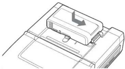 SONY PDW-HR1 - Fixation d'un pack batterie - 3