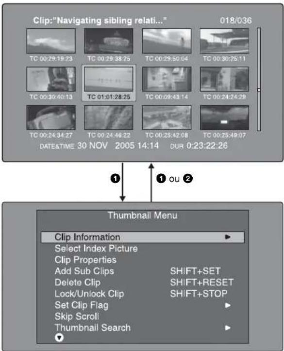 SONY PDW-HR1 - Disc Menu - 1
