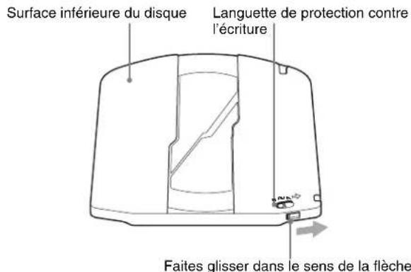 SONY PDW-HR1 - Protection contre l'écriture des disques - 1