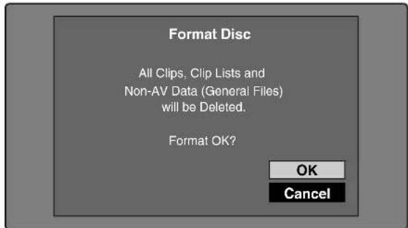 SONY PDW-HR1 - Formatage des disques - 1