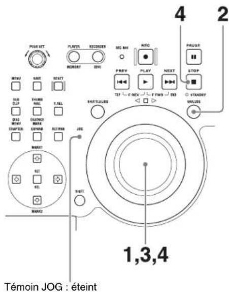 SONY PDW-HR1 - Lecture en mode vitesse variable - 2