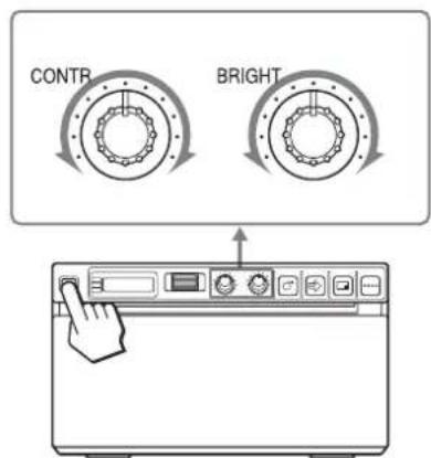 SONY UP-897MD - Regolazione del contrasto e della luminosità - 1