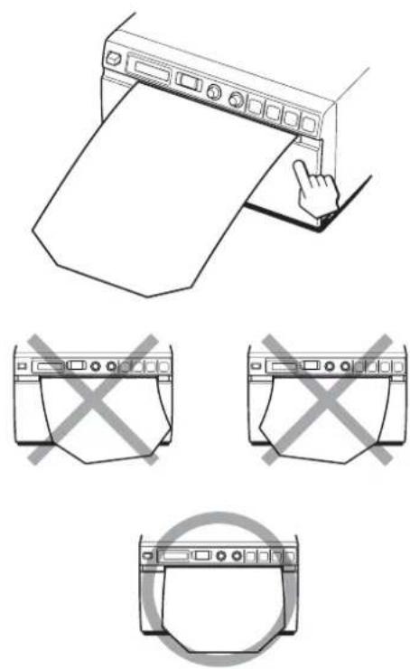 SONY UP-897MD - Close the paper door and press on it to shut it. - 1
