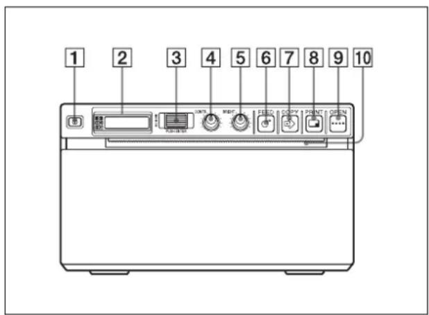 SONY UP-897MD - 전면 패널 - 1
