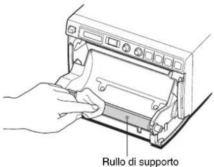 SONY UP-897MD - Pulizia del rullo di supporto - 2