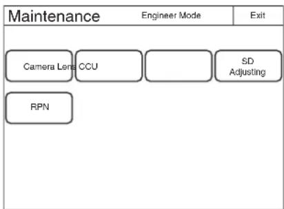 SONY RCP-1501 - Appuyez sur Maintenance. L'écran Maintenance s'affiche. - 1