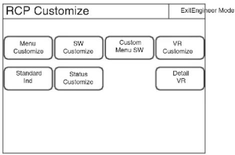 SONY RCP-1501 - Appuyez sur Customize. - 1