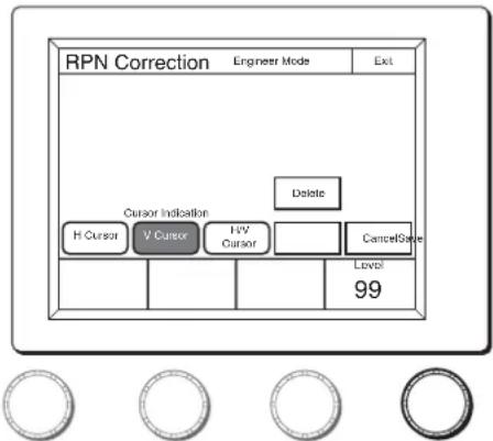 SONY RCP-1501 - Tournez le bouton d'ajustement le plus à droite pour corriger le défaut sur le moniteur. - 1