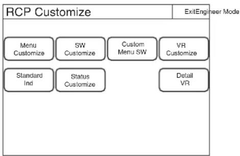 SONY RCP-1501 - Appuyez sur Customize. - 1