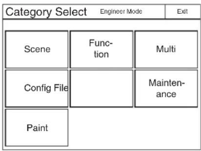 SONY RCP-1501 - Appuyez sur Exit pour revenir à l'écran Category Select. - 1
