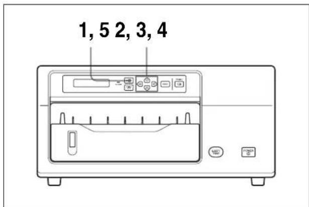 SONY UP-D72XR - Réglage de l'option de marge d'impression - 1