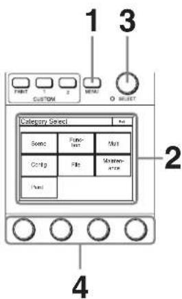 SONY RCP-1500 - Opérations de menu - 2