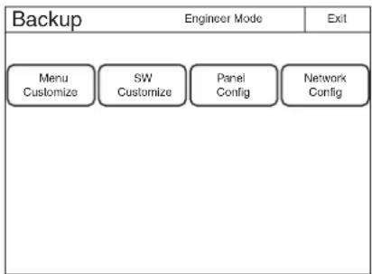 SONY RCP-1500 - Appuyez sur Backup. - 1