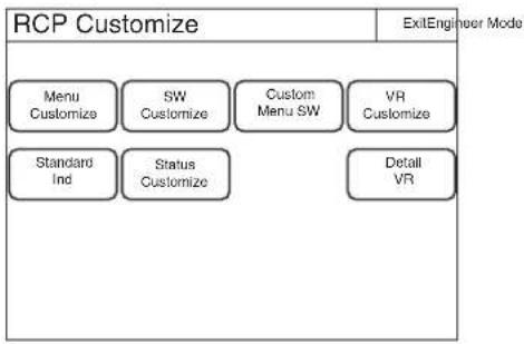 SONY RCP-1500 - Appuyez sur Customize. - 1