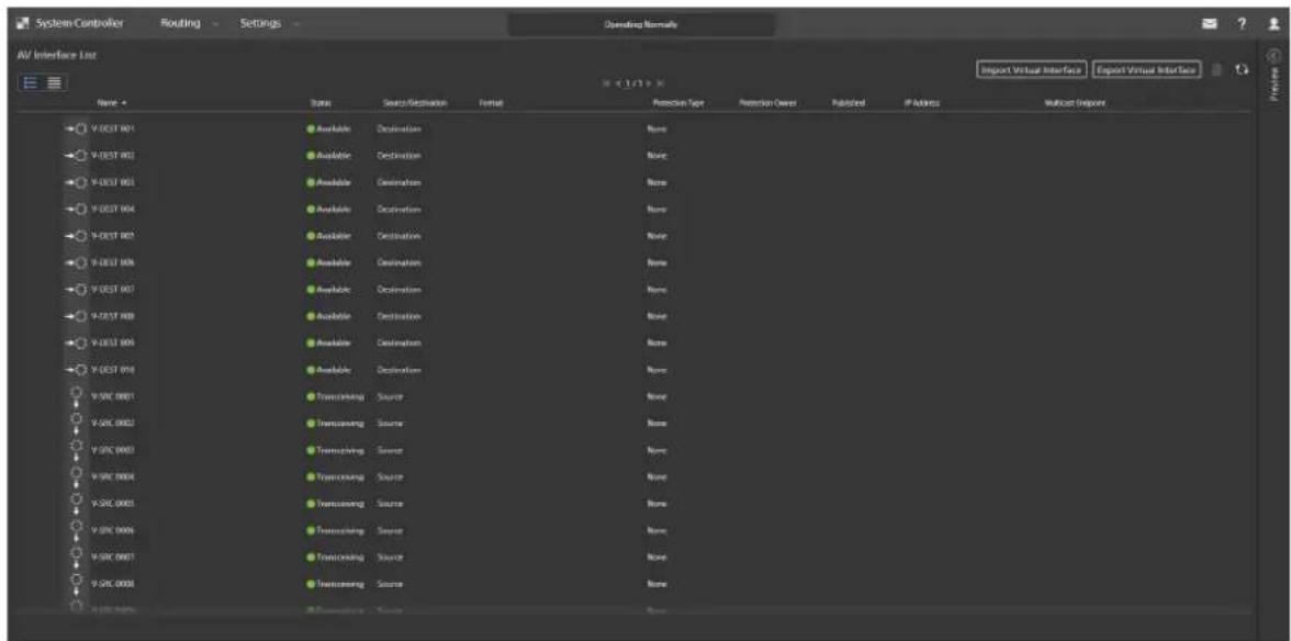 SONY PWS-110NM1 - Procédure de configuration de l'interface virtuelle - 1