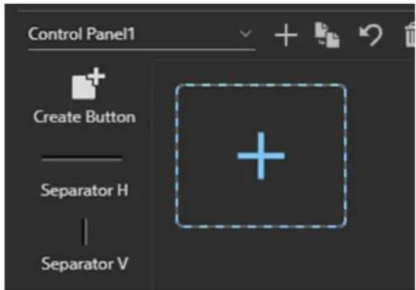 Control Panel1 Create Button Separator H Separator V