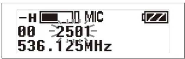 -H 00 MIC 80 -2501- 536.125MHz