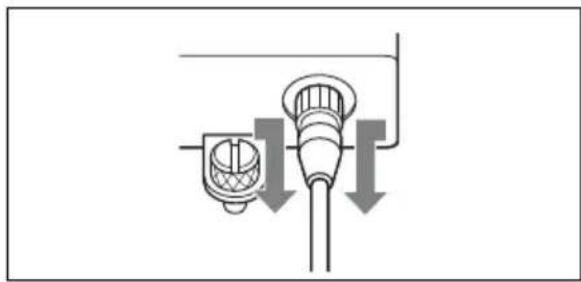 SONY WRR-855S - Para conectar el cable de alimentación - 1