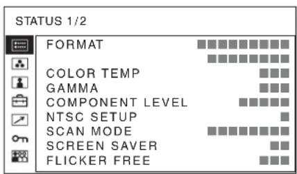 SONY PVM-2551MD - Sélection de la langue de menu - 2