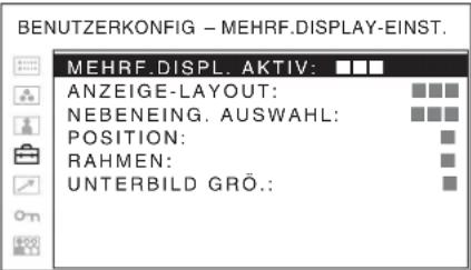 SONY PVM-2551MD - MEHRF.DISPLAY-EINST. - 1