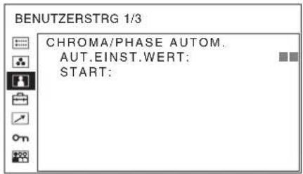 SONY PVM-2551MD - Menü BENUTZERSTRG - 1