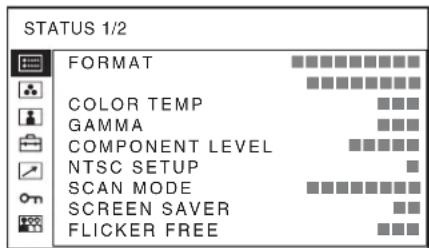 SONY PVM-2551MD - Using the Menu - 2