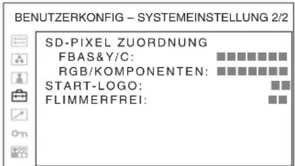 SONY PVM-2551MD - SYSTEMEINSTELLUNG - 2