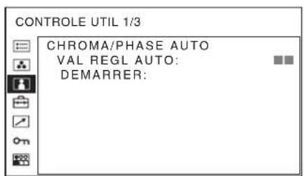 SONY PVM-2551MD - Menu CONTROLE UTIL - 1