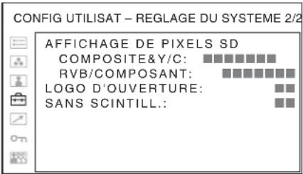 SONY PVM-2551MD - REGLAGE DU SYSTEME - 2