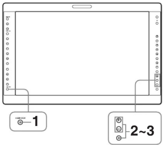SONY PVM-2551MD - Chargement de la MEMOIRE UTILISAT - 1