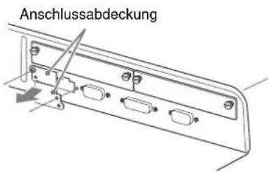 SONY PVM-2551MD - Entfernen der Anschlussabdeckung - 1