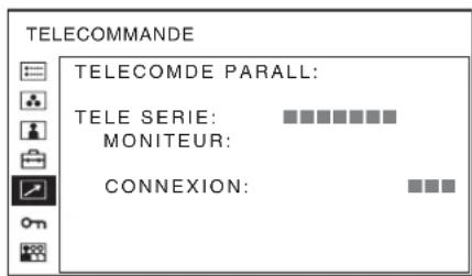 SONY PVM-2551MD - Menu TELECOMMANDE - 1