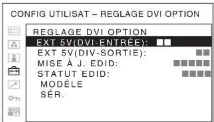 SONY PVM-2551MD - REGLAGE DVI OPTION - 1