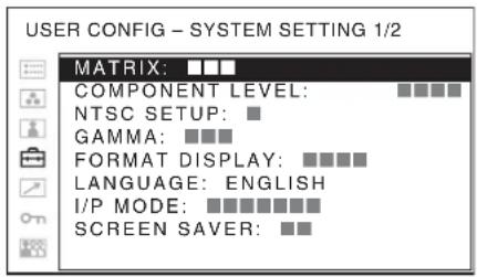SONY PVM-2551MD - Selecting the Menu Language - 3