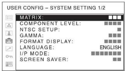 SONY PVM-2551MD - メニュー表示言語の切り 換え - 3
